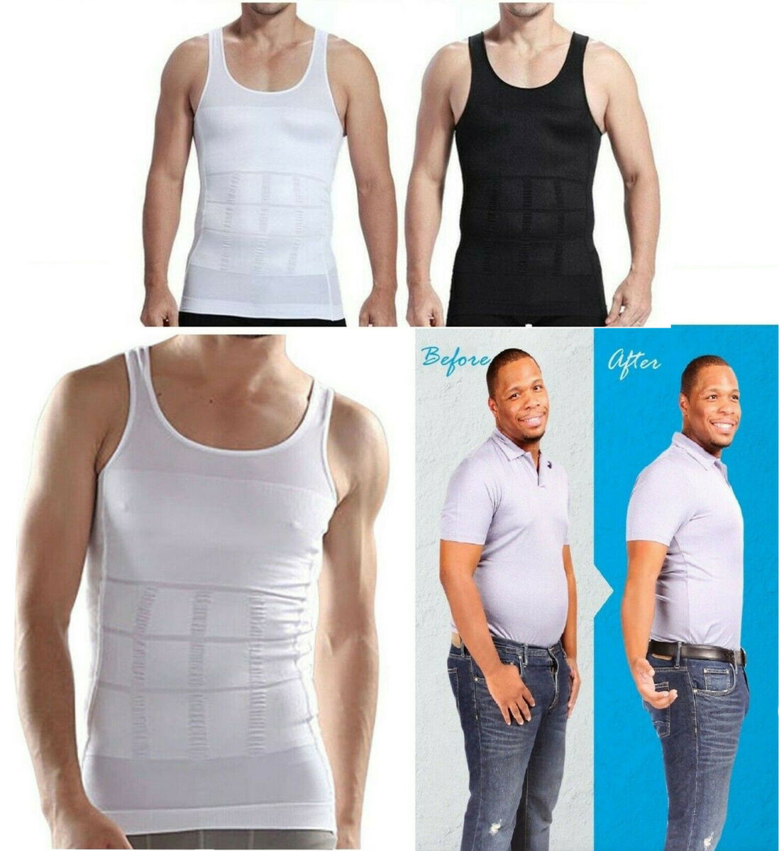 men slim n lift body shaper underwear vest men slim n lift body shaper underwear vest