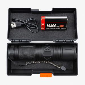 high power rechargeable led flashlight kit