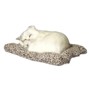 sleeping cute cat for car dashboard and home decor with activated carbon
