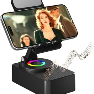 phone stand with bluetooth speaker