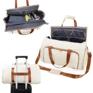 3 in 1 travel duffel bag | waterproof garment organizer