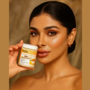 huda beauty turmeric + vitamin c skin scrub